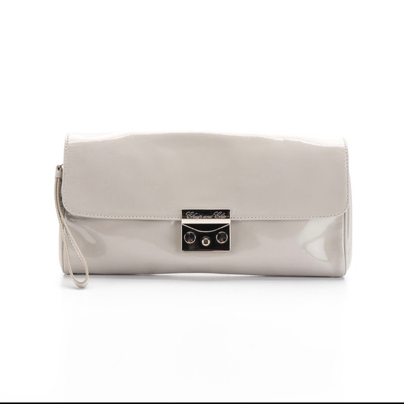 Moschino Brands Small Tote and Wristlet
Clutch in Patent Leather and Canvas - Picture 5 of 8